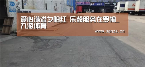 爱心满溢夕阳红 乐龄服务在罗桐_九游体育(图1) 九游体育