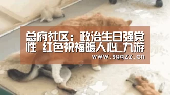 总府社区:政治生日强党性 红色祝福暖人心_九游体育(图1) 九游体育