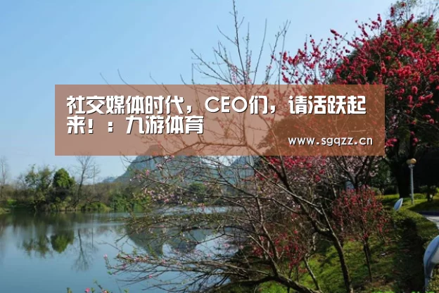 社交媒体时代,CEO们,请活跃起来!:九游体育(图1) 九游体育